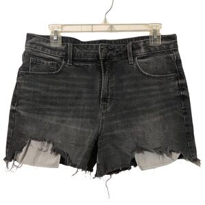 Old Navy high rise cut off denim shorts size 12